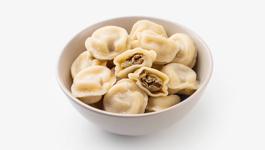 Пельмени "по-кавказски" с говядиной и цыпленком-бройлером