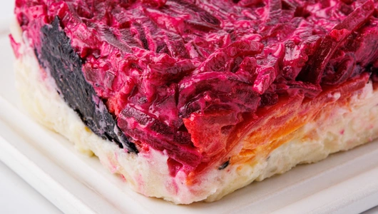 Салат "Тофу под&nbsp;шубой" с&nbsp;нори