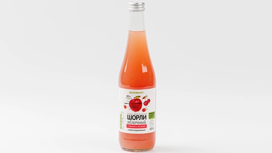 Напиток "Шорли" яблочный с вишней и малиной, 500 мл