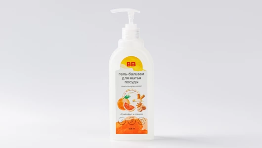 Гель-бальзам для мытья посуды и игрушек "Грейпфрут и специи"