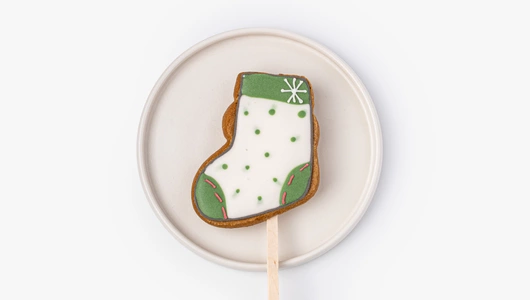 Пряник имбирный на&nbsp;палочке "Морозная", 1 шт. (коллекция)