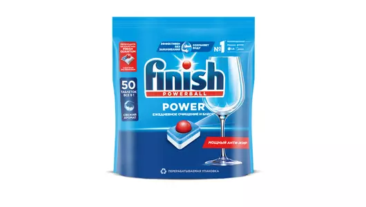 Таблетки для посудомоечной машины Finish Power 50 шт