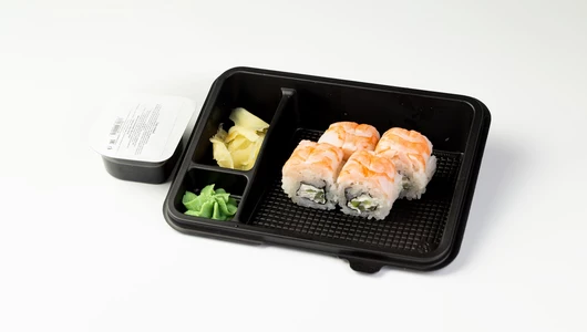 Мини ролл Филадельфия ролл с&nbsp;креветками