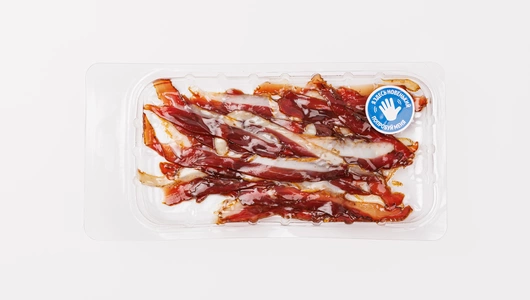 Филе утки со специями и можжевельником, нарезка