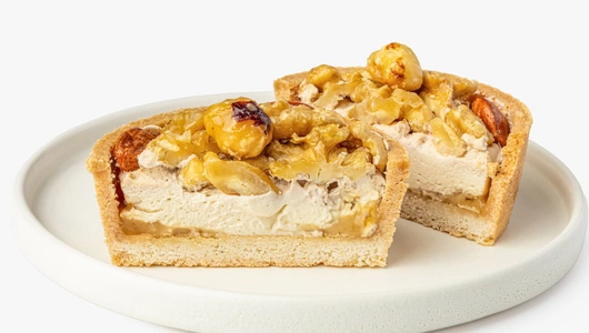 Тарталетка веганская "Карамель с&nbsp;орехами"