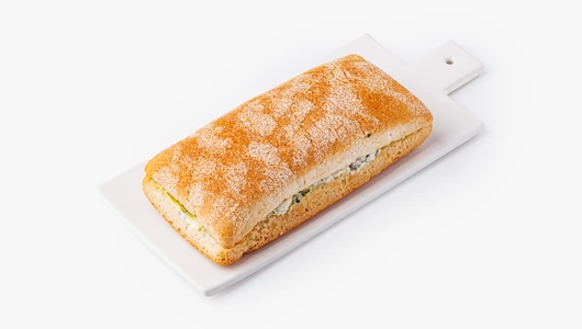 Чиабатта с жюльеном из курицы и грибов