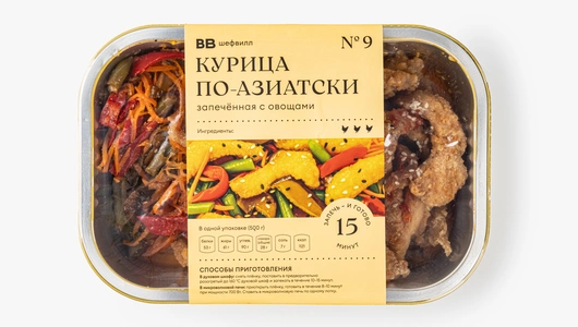 Курица по-азиатски запеченная с овощами