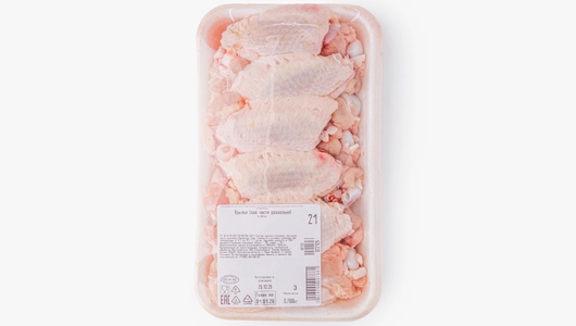 Крылья цыплят-бройлеров две части раздельно