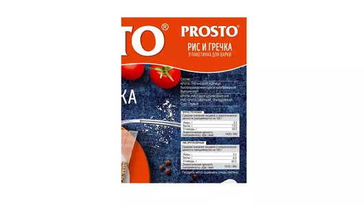 Ассорти Prosto Рис и Гречка 8х62,5 г