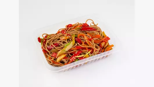 Гречневая лапша с&nbsp;овощами в&nbsp;соусе терияки