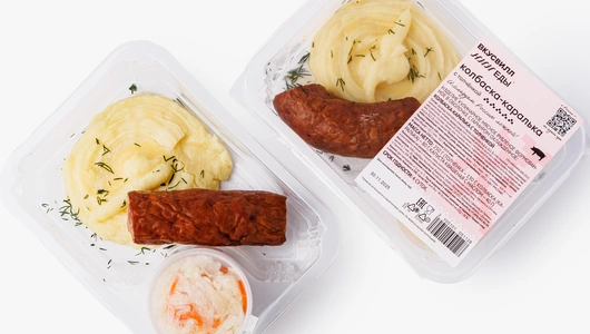 Колбаска-каралька с&nbsp;толченкой