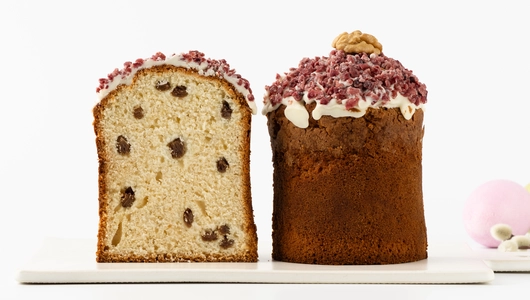 Кулич "Домашний" с&nbsp;изюмом и&nbsp;творогом