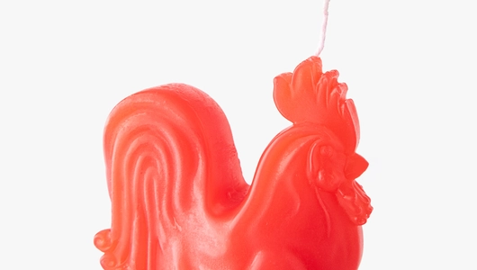 Свеча декоративная "Петушок" на&nbsp;палочке, 1 шт