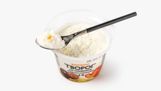 Творог со сливками "Персик-маракуйя" 5%