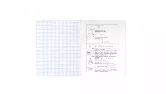 Тетрадь общая Феникс+ предметная Селфи Геометрия A5 48 листов в клетку на скрепке