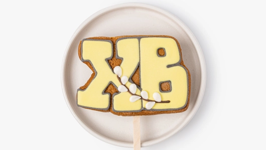 Пряник имбирный "Светлая Пасха" на&nbsp;палочке, 1 шт.