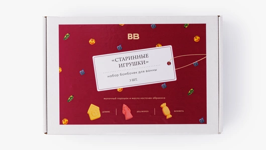 Набор бомбочек для ванны "Старинные игрушки" (3 шт)