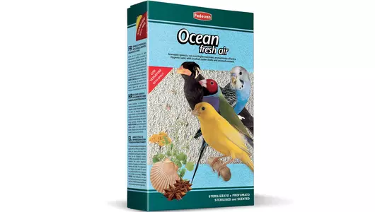 PADOVAN 1кг Наполнитель био-песок для декоративных птиц OCEAN fresh air