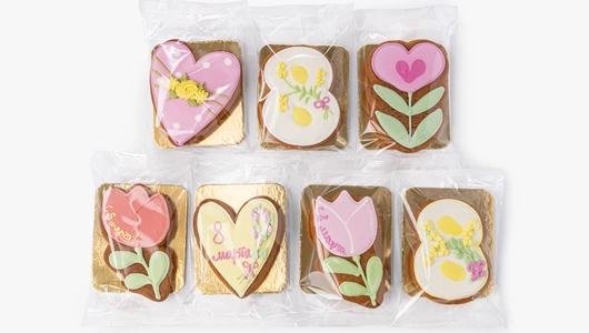 Пряник имбирный "Весенняя коллекция", 1 шт.