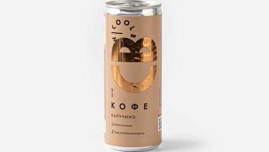 Кофе Капучино в банке, кафе