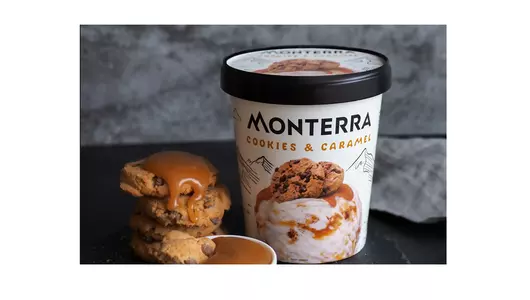 Мороженое Monterra Печенье с карамелью 480 мл