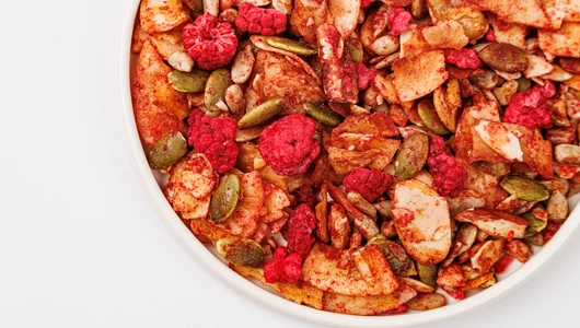 Гранола запеченная низкоуглеводная с малиной ТМ Beauty Diet, 125 г