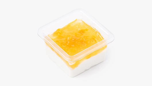 Сыр мягкий "Нуаж Бланк" с&nbsp;топпингом из&nbsp;манго, 110 г