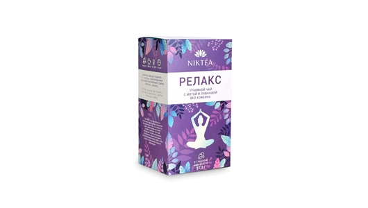 Чай травяной Niktea Релакс пакетированный 21х1,3 г