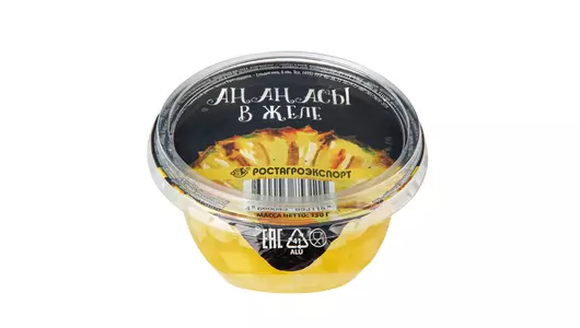 Желе Ростагроэкспорт с фруктами Ананас 150 г