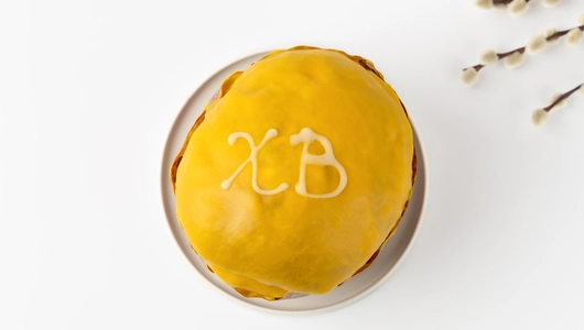 Кулич "Пасхальный", дрожжевой (с изюмом), 400 г