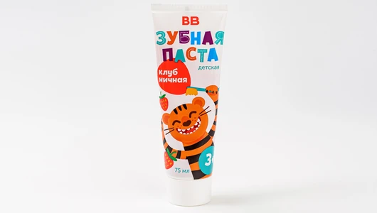 Зубная паста детская Клубника