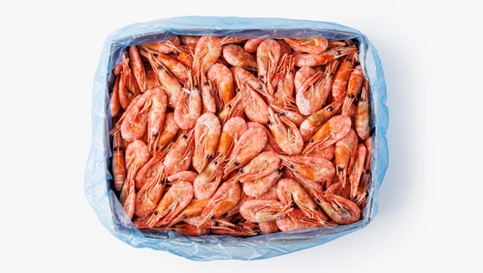 Креветки северные в/м 150+, 2,5 кг