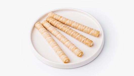 Вафельные трубочки со сливочной начинкой