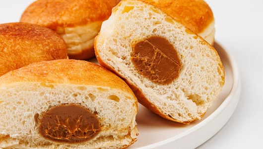 Пончик с вареной сгущенкой зам. 4 шт