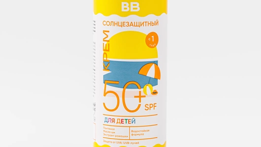 Крем солнцезащитный для детей SPF 50+, 140 мл