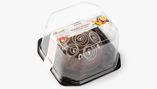 Торт бисквитный "Большая черепаха" со cметанным кремом