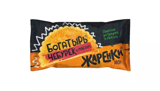 Чебурек Морозко Богатырь с мясом замороженный 180 г