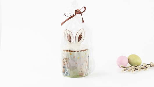 Кулич "Морковный заяц"