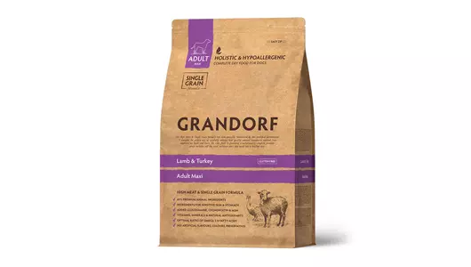 GRANDORF Maxi Adult Lamb/Turkey Корм сух.ягненок,индейка д/собак крупных пород 3кг