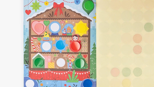 Книжка с наклейками "Праздник в городе", 96 наклеек