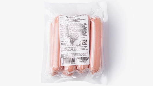 Сосиски ВкусВилл с&nbsp;сыром