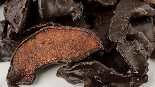 Цукаты на сиропе топинамбура из айвы в шоколаде