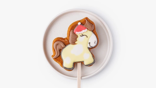 Пряник имбирный "Зимнее очарование" на палочке, 1 шт.