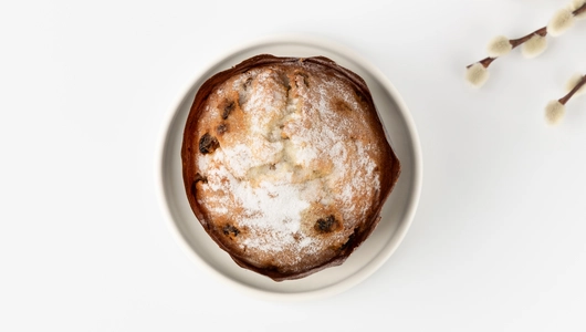 Кулич "Творожный" с&nbsp;изюмом и&nbsp;фундуком