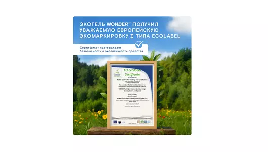 Гель для стирки детского белья Wonder Lab Цветы хлопка 1 л