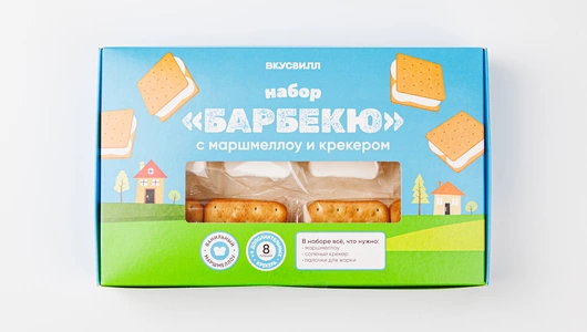 Набор «Барбекю» с маршмеллоу и крекером