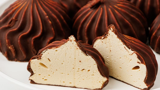 Зефир в шоколадной глазури, веган, 120 г Зефир в шоколадной глазури, веган, 120 г