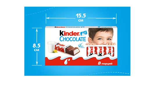 Шоколад молочный Kinder Chocolate с&nbsp;молочной начинкой 100 г