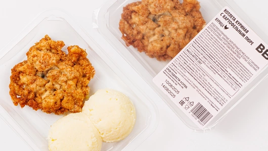 Котлета куриная с картофельным пюре