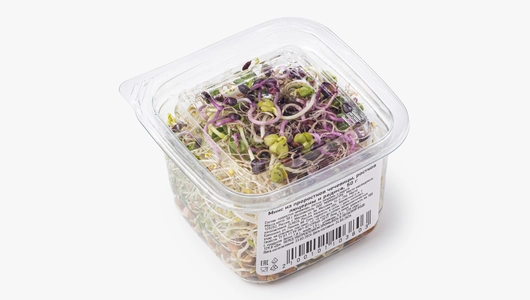 Микс из&nbsp;проростков чечевицы, ростков люцерны и&nbsp;редиса, 50г